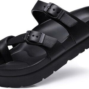 Women's Platform Sandals Foam Slides Beach Sandals